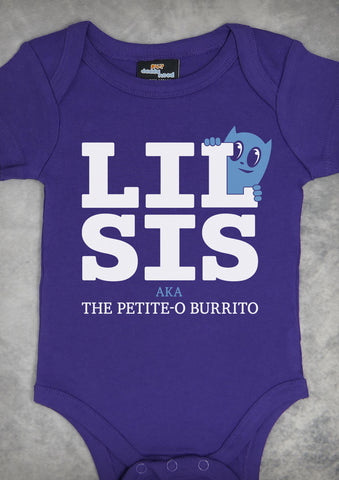 Lil Sis – Baby & Youth Purple Onepiece & T-shirt