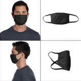 Zip It – Adult Size Face Mask – Black