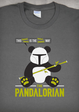 The Pandalorian – Men's Charcoal Gray T-shirt