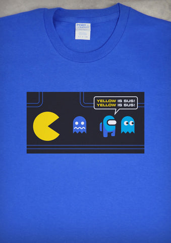 Pacman Among Us – Men's Royal Blue T-shirt