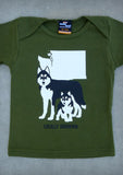 Locally Grrrown – Washington Baby Olive Green Onepiece & T-shirt