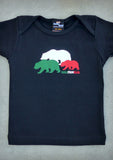 Califamilia – California Baby Black Onepiece & T-shirt