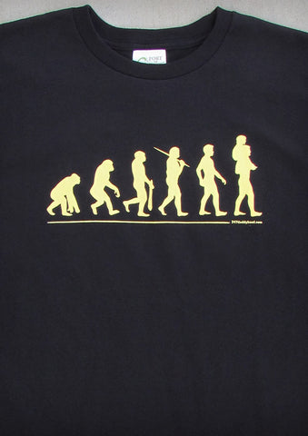 Evolution – Men's Daddy Black T-shirt