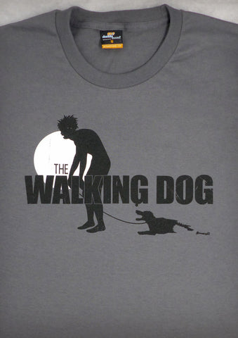 The Walking Dog – Men's Charcoal Gray T-shirt