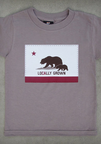 Locally Grown – Eco-friendly Organic California Youth Boy Cinder T-shirt