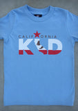 California Kid – California Youth Black & Baby Blue T-shirt