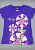 Pretty Smart – Youth Girl Purple V-neck & Crew Neck T-shirt