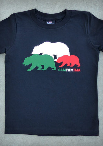 Califamilia – California Youth Black T-shirt