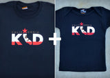 California Kid Gift Set – California Men's T-shirt + Baby Onepiece/T-shirt