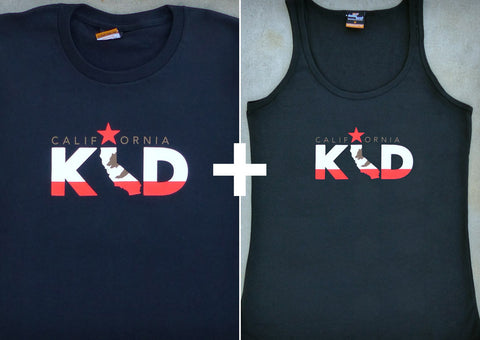 California Kid Gift Set – California Men's T-shirt + Women's Tank Top
