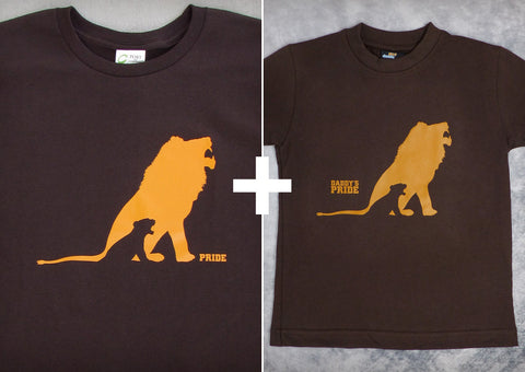 Daddy's Pride Gift Set – Men's T-shirt + Youth Boy T-shirt